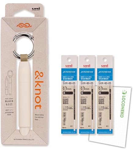 Amazon | ＆knot ボールペン カラビナ付きボールペン ジェット