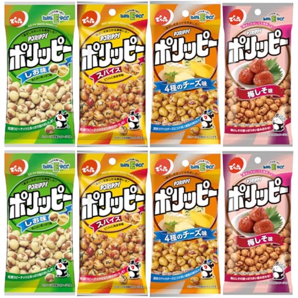 Amazon.co.jp: でん六 ポリッピーアソート 180g(個装紙込み)×12
