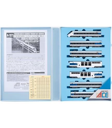 Nゲージ 鉄道模型 青/グレー ケース付き Nゲージ 鉄道模型 青/グレー ケース付き