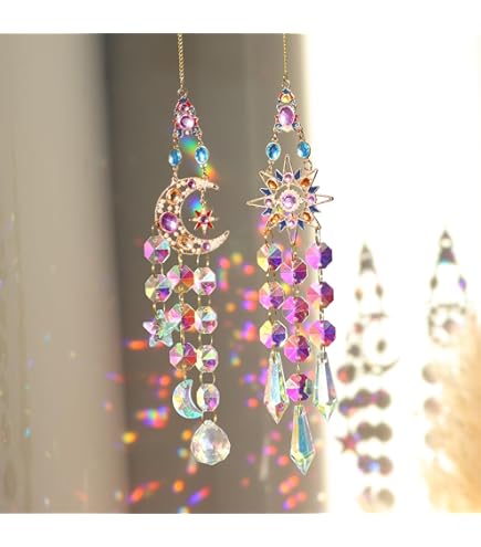 Amazon.co.jp: Decozion クリスタルサンキャッチャー 月型