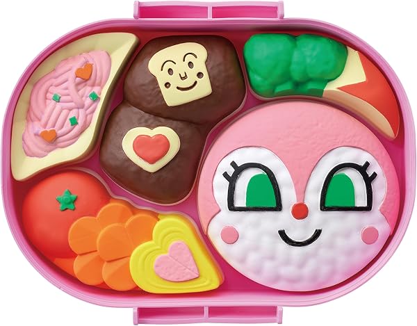 SEGA FAVE (セガフェイブ) Anpanman Lunchbox Puzzle Dokin-chan's Hamburger Bento - 1