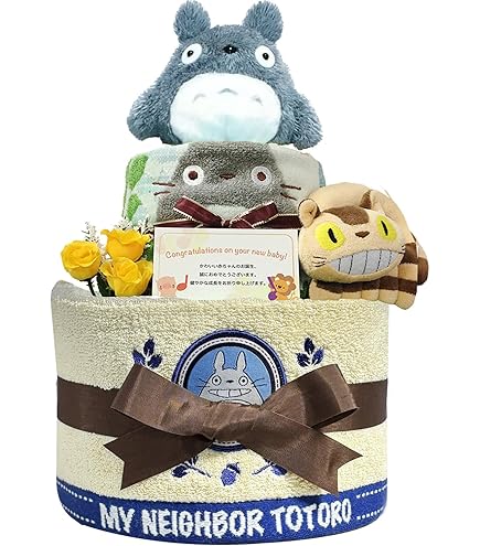 Amazon | MOOMIN ムーミン 出産祝い 3段 北欧 おむつケーキ 名入れ刺繍