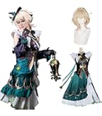 Amazon.co.jp: 原神（Genshin） アルベド コスプレ 衣装 ウィッグ フル
