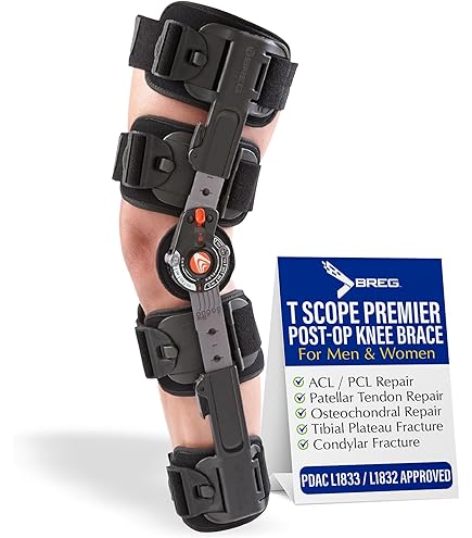 Amazon.co.jp: Breg Tスコープ プレミア 術後膝ブレース