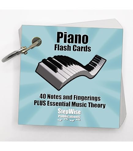 Amazon.co.jp: 音符フラッシュカード – カード100枚 (88メモ + 12キー