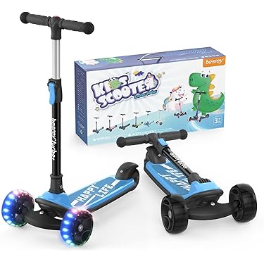【美品】3輪キックボード グレー チェッカー柄 子供用 キッズ スケーター キックボード 子供 3輪 キックスケーター 三輪 キックボード