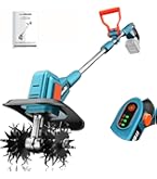 Amazon | Mrupoo 充電式耕うん機 HY-9010 コードレス ミニ耕運機