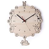 ヤマト工芸 CATS clock N サイズ：約W27.5 D4.5 H33.5 YK18-003