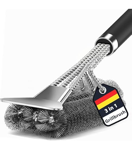 Brosse De Nettoyage Ninja Woodfire - Pour Barbecues Électriques OG701/OG850/OG901 | Poils Inclinés | Facile à Ranger