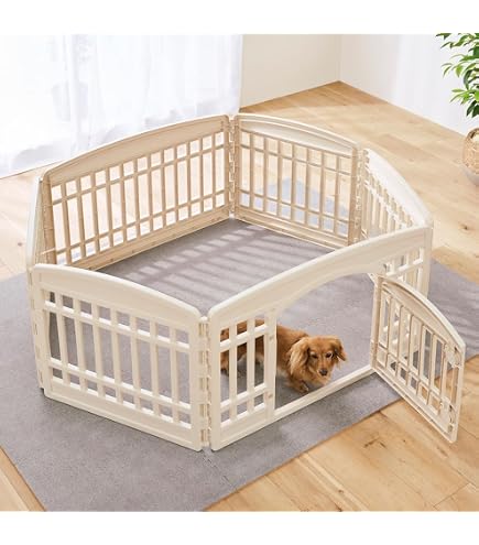 Amazon | KIRATAKU ペットサークル 大型犬 高さ68cm ペットケージ 犬