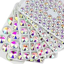 丸型フィッシャーオーロラ【12mm】40コ ガラスビジュー高輝度 衣装装飾用 Amazon.co.jp: 【Hapipa】 装飾用 ガラスビジュー ガラス