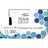 Team microSDHCカード 16GB UHS-1 U1 Switch動作確認済 読込み最大80MB/s 日本国内10年正規保証 SD変換アダプター付属