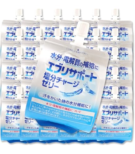 Amazon.co.jp: 熱中症対策 塩ゼリー ゼネコンがつくった4Kしおゼリー