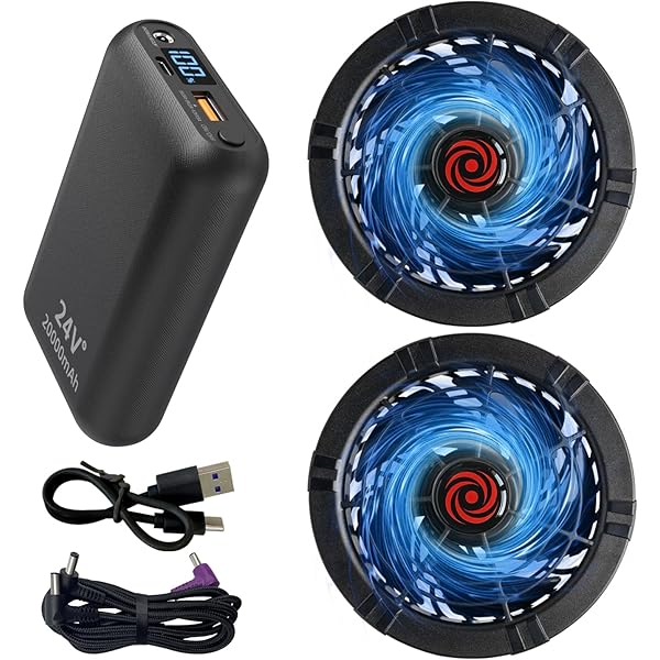 Amazon.co.jp: [barkyo] 空調作業服 ファンバッテリー セット【2024新