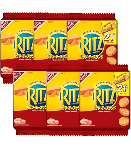 Amazon.co.jp: リッツ 3種アソート（チーズ・チョコ・バニラ） 計9箱