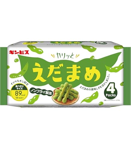 Amazon.co.jp: カリッと えだまめ 4P 72g (18g ×4袋) PSJBOX 個包装