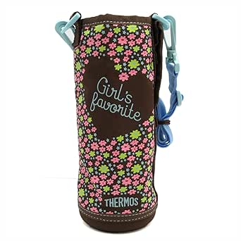 Amazon Co Jp サーモス Thermos 水筒カバー 水筒ホルダー ハンディポーチ 花柄 ブラウン S ホーム キッチン