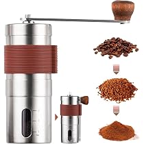 Amazon | 【KIRASTART】コーヒーミル 手挽きコーヒーミル 手動コーヒー