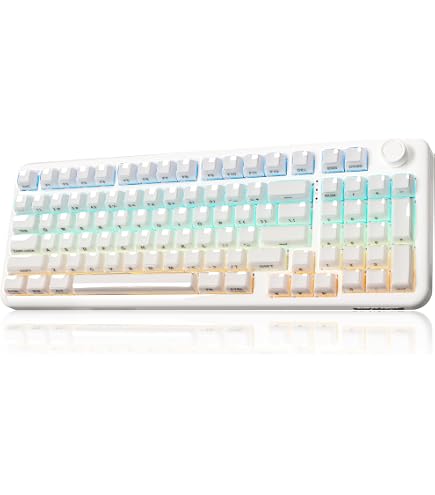 Amazon | YUNZII X98 QMK/VIA対応 ワイヤレス メカニカルゲーミング