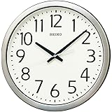 セイコークロック(Seiko Clock) 掛け時計 オフィスタイプ アナログ 防湿 防塵型 金属枠 KH406S