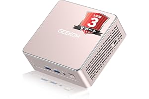 【3年保証・コスパ最強】GEEKOM A5 ミニpc AMD Ryzen 5 7430U搭載 、「128GB RAM+10TB SSD（最大拡張可能）」 全金属製内枠 超長寿命 ミニパソコン｜最大8K・4画面同時出力｜SDカードスロット 高速読み込み