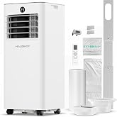 HAUSHOF 【2026年新型】【工事不要】 スポットクーラー スポットエアコン 2.3kW 冷房機 除湿機 冷房 8-10畳 移動式 クーラー 冷房・送風・除湿モード 除湿量23L 風量調節2段階 家庭用 衣類乾燥 リモコン付き キャスター付 温