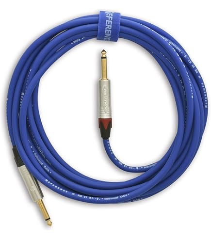 【ギター・ケーブル】 リファレンス・ケーブル　RIC-S01 R ROCK用　赤 Amazon | Reference Cables RIC-S01 R ROCK用 赤 ストレート