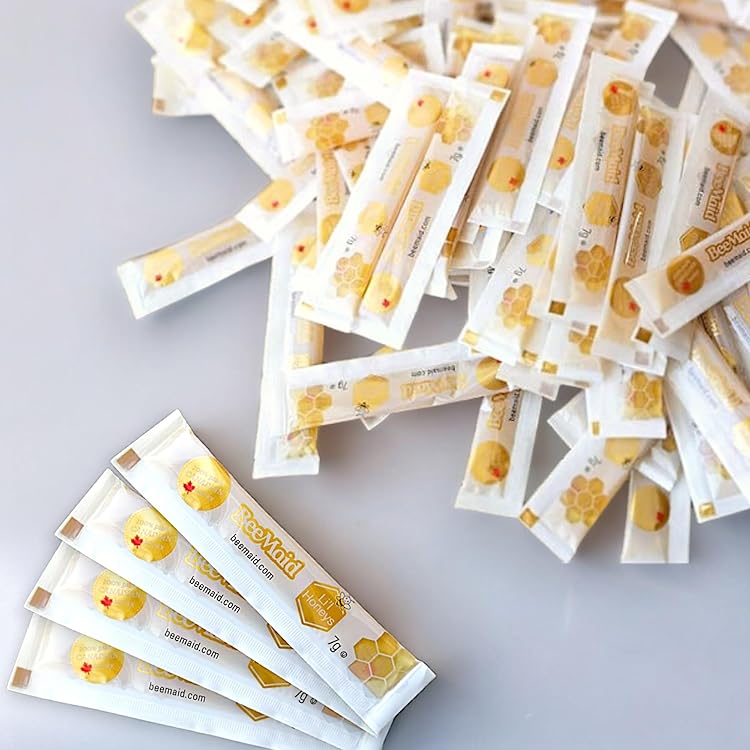 Amazon | BeeMaid 小分けハチミツ｜使い切りポーションタイプ 7g×120