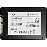 トランセンドジャパン 業務用/産業用 組込向けSSD 80GB 2.5" SATA3 6Gb/s [TBW: 4,177TB] BiCS5 温度拡張品 SLCモード(pSLC) 超高耐久 3年保証 TS80GSSD550I