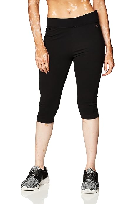 Danskin Women's Capri Legging, black 