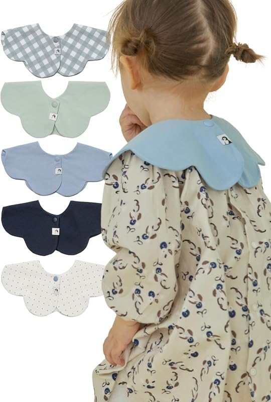 [Konny] コニーベビースタイ セット Baby Bib 360°ローリング よだれかけ 吸収性・速乾性 シンプル 女の子 男の子 ベビーコーデ 出産祝い おしゃれ プレゼント