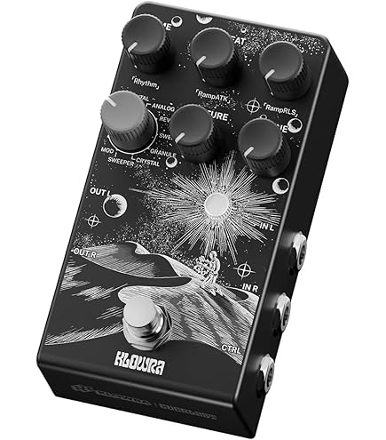 Amazon | Klowra Everlast Delay ギターペダル エレキギター用