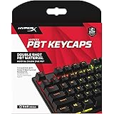 【日本語配列】 ハイパーエックス(HyperX) PBTキートップ フル108キーセット ブラック 2年保証 519P1AA#ABJ