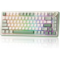 Amazon | YUNZII B75 PRO 75% ガスケットゲーミングキーボード 無線