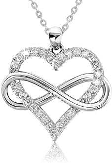 Jes \u0026 Jani Infinity Heart Necklace for 