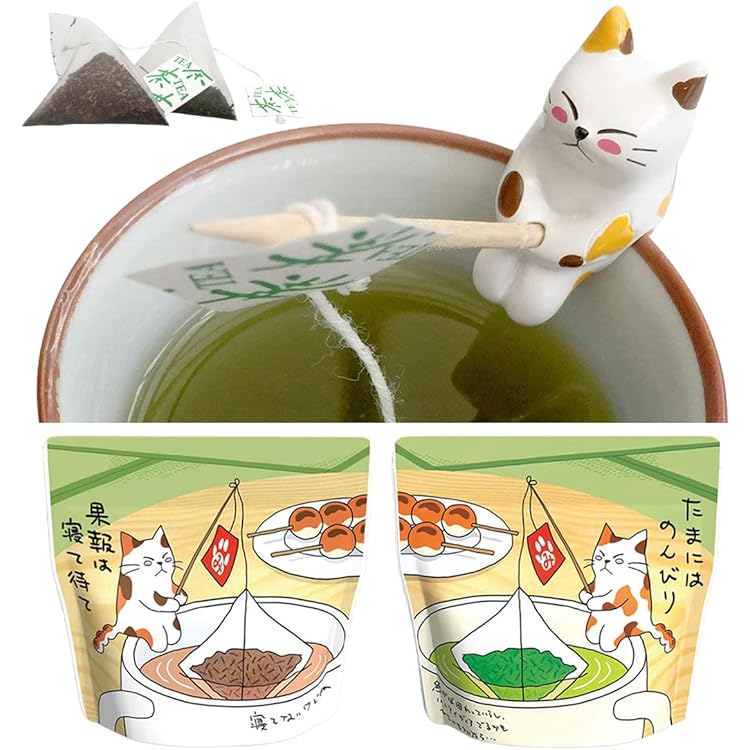 Amazon.co.jp: みたらしちゃん 煎茶ティーバッグ フィギュア セット