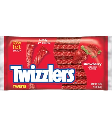 Amazon | Twizzlers Pull 'n' Peel Candy - Cherry 14 oz. 396g