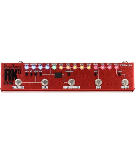 Amazon.co.jp: TECH21 ギター用マルチエフェクター FLY RIG 5 Ver.2