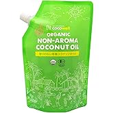 [ココウェル] 香りのない有機ココナッツオイル 460g(500ml)