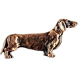 フルボディダックスフント犬手作りクリエイティブピューターDesigns、ピューターラペルピンブローチ、d364 F