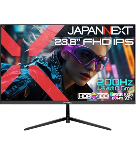 Amazon.co.jp: JAPANNEXT 23.8インチ ゲーミングモニター 144Hz 1ms