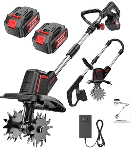 Amazon | アルミス 電動耕運機 耕す造 AKT-1050WR ALUMIS ロータリー刃