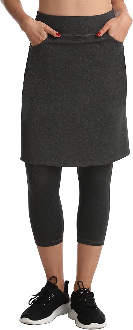 Skort Cropped Leggings 