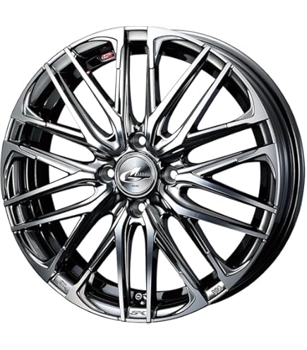 ② 美品 weds LEONIS LM 15インチ 4本 BMCMC カラー WEDS (単品1本価格) 15インチ 5.5J 4/100 ウェッズ LEONIS MV レオニス