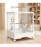 Amazon | [MCHNHUA] 鳥かご 大型 おしゃれ 透明フロントドア