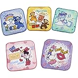 ディズニー キャラクター ミニタオル タオルハンカチ ポケットタオル 5枚組 約15×15cm-ミニーマウス