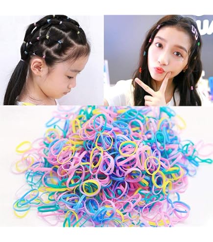 Amazon.co.jp: shefun ヘアゴム こども 子供 髪ゴム 1000本 ベビー