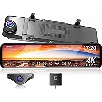 Amazon.co.jp: JADO ドライブレコーダー ミラー型 4K 【最新 自在拡大