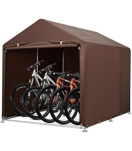 Amazon.co.jp: サイクルハウス 3台 自転車置き場 サイクルガレージ