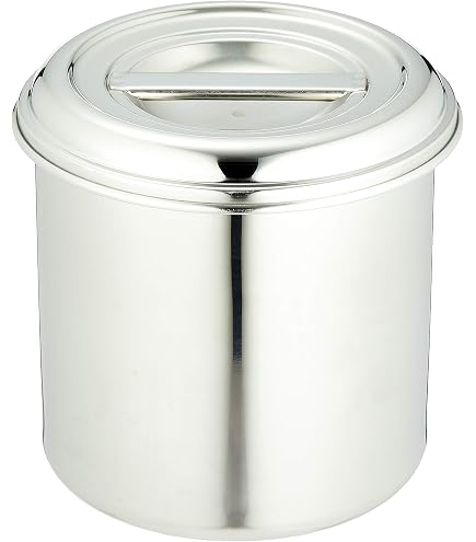Amazon｜EBM モリブデン 角型キッチンポット 目盛付 12cm｜保存容器
